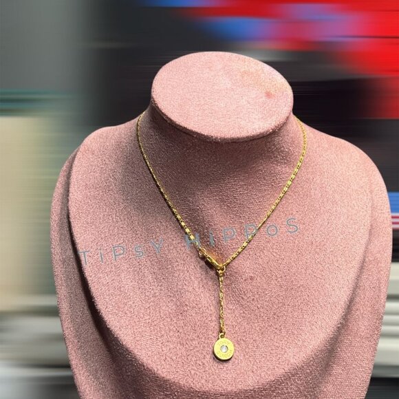 Beautiful Tory Burch Gold Heart Necklace - Picture 5 of 5